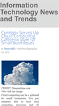 Mobile Screenshot of ittechnewsdaily.com